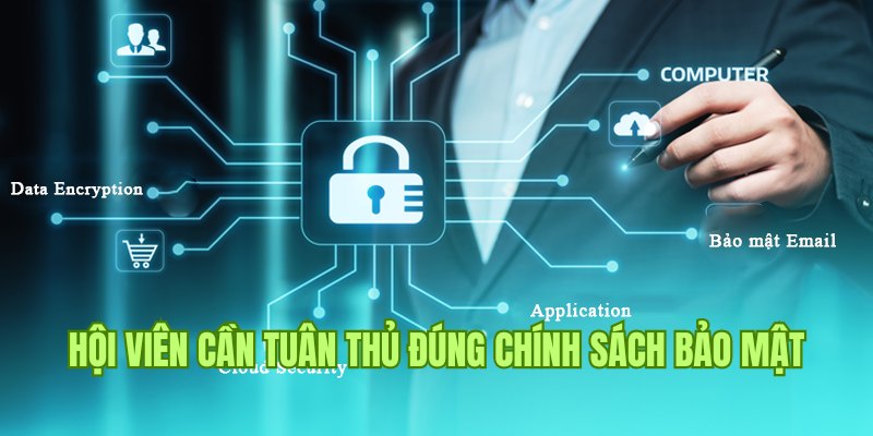 Hội viên cần tuân thủ chính sách riêng tư 
